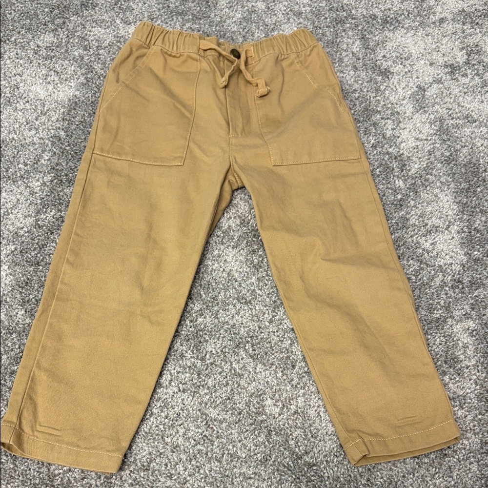 Rylee + Cru Kids Camel Casual Pants